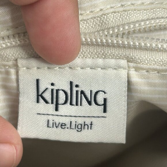 Kipling Women's Keiko Travel Shoulder Crossbody Bag Blue Botanical Abstract - Picture 9 of 15